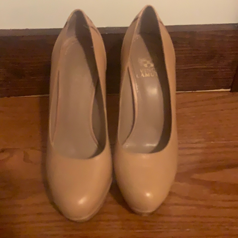 Vince Camuto beige heels